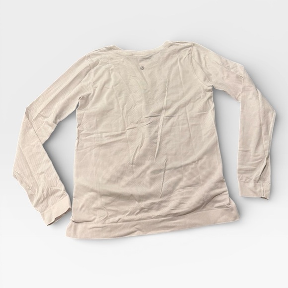 Lululemon Women's Swiftly Relaxed Long Sleeve  Wake Forest White Shirt - Picture 2 of 6